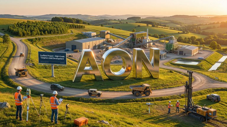 Apollo Minerals Ltd-AON-AON mining facility amidst scenic landscape.