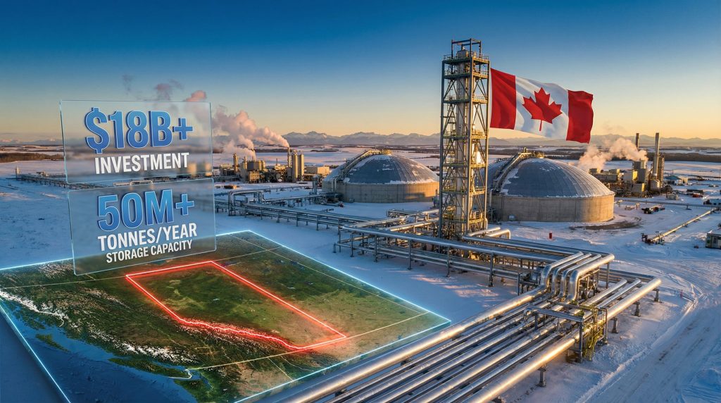 Canadian carbon capture facility in Alberta.
