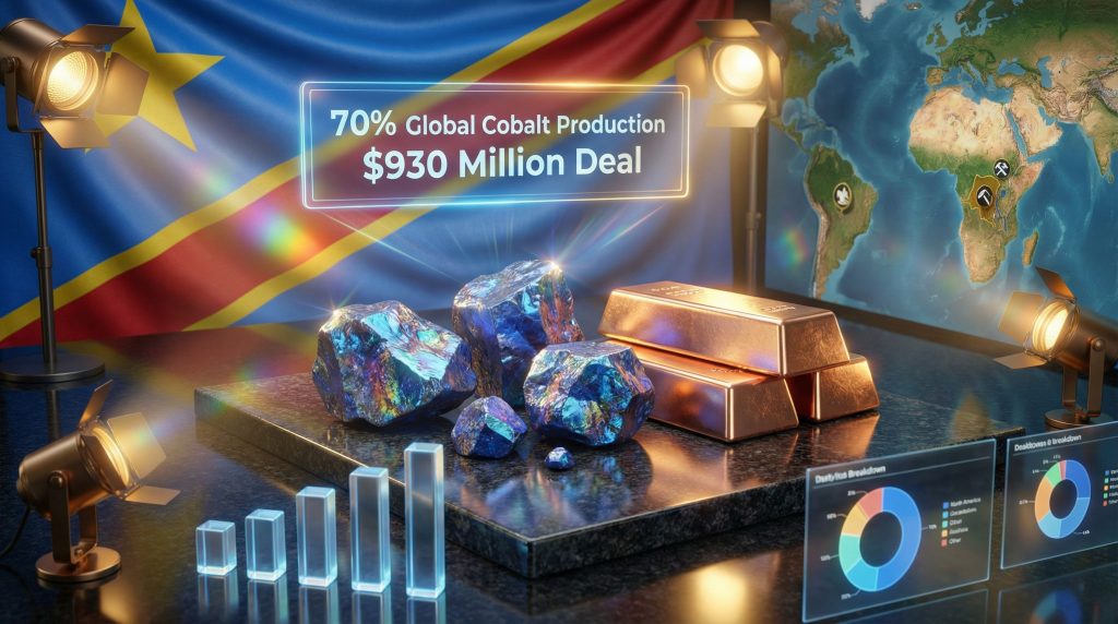 Congo Gecamines Virtus takeover highlighted with minerals.