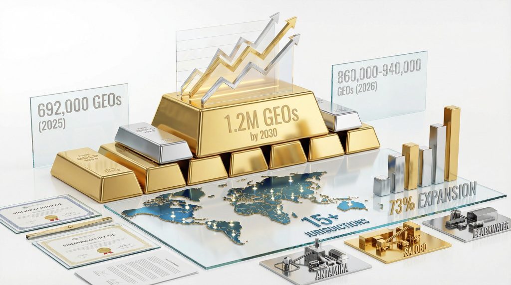 Wheaton Precious Metals growth projection chart.