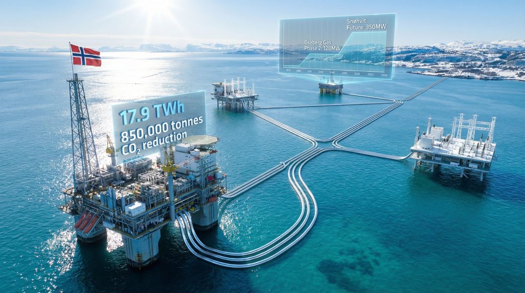 Norway oil and gas electrification plan, 2030.