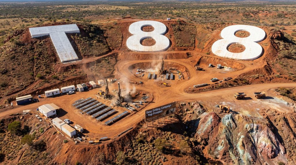 Taiton Resources Ltd-T88-Red 5 Yandal mining site aerial view.