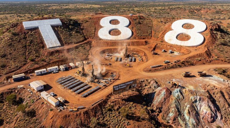 Taiton Resources Ltd-T88-Red 5 Yandal mining site aerial view.