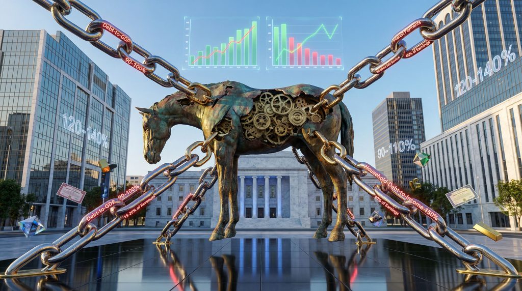 Debt the dead horse the economy carries.