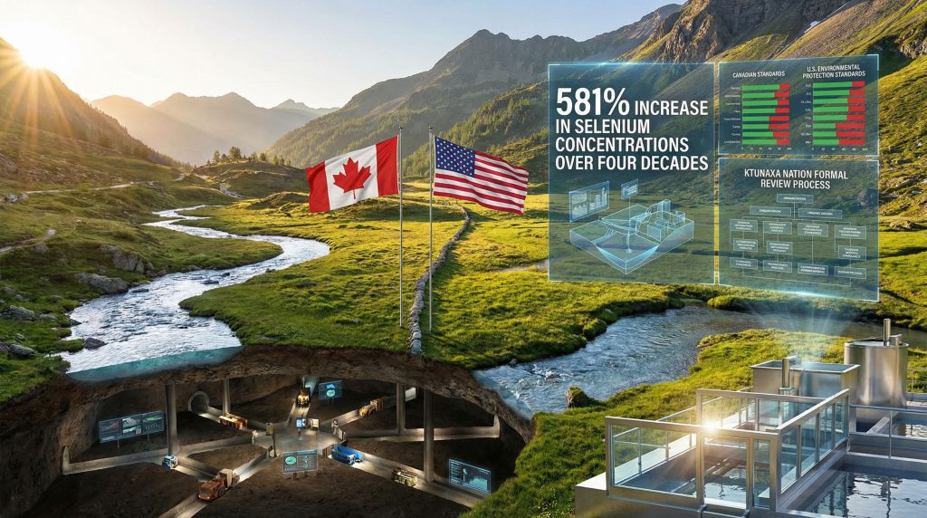 Elk Valley Resources expansion environmental compliance infographic.