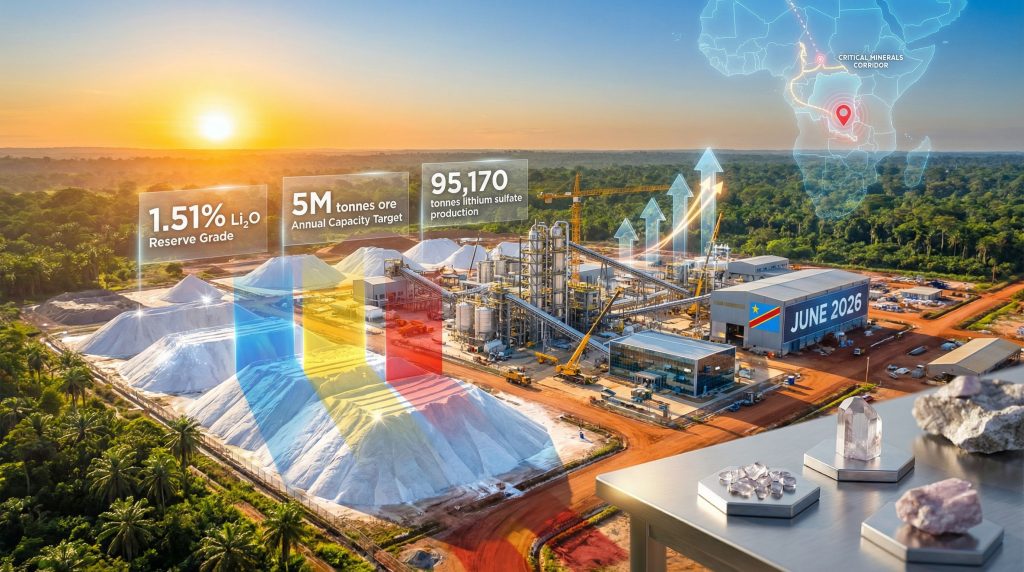 Zijin announces Congo's lithium mining project.