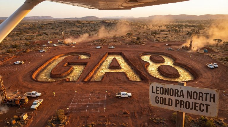 Goldarc Resources Ltd-GA8-Leonora North Gold Project aerial view.