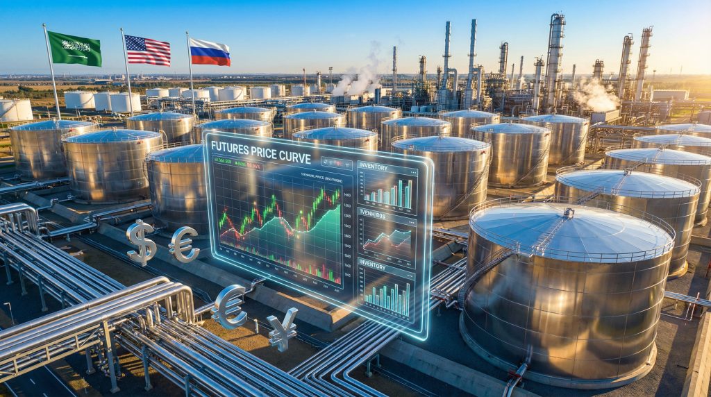 Crude oil futures fall amidst market changes.