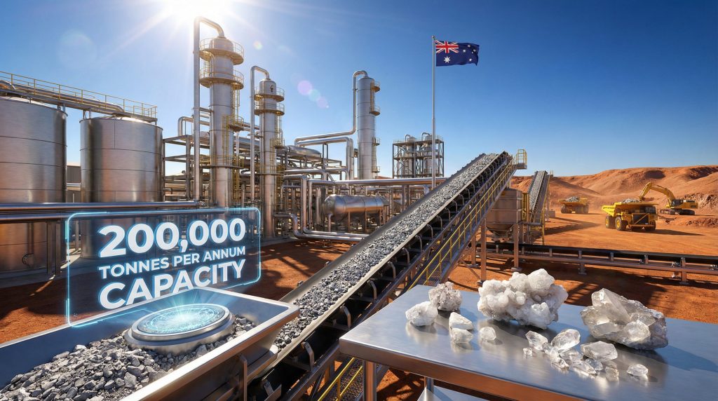 Pilbara Minerals Ngungaju plant with output capacity.