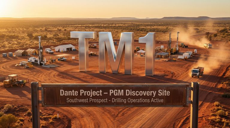 Terra Metals Ltd-TM1-TM1 exploration site with active drilling.