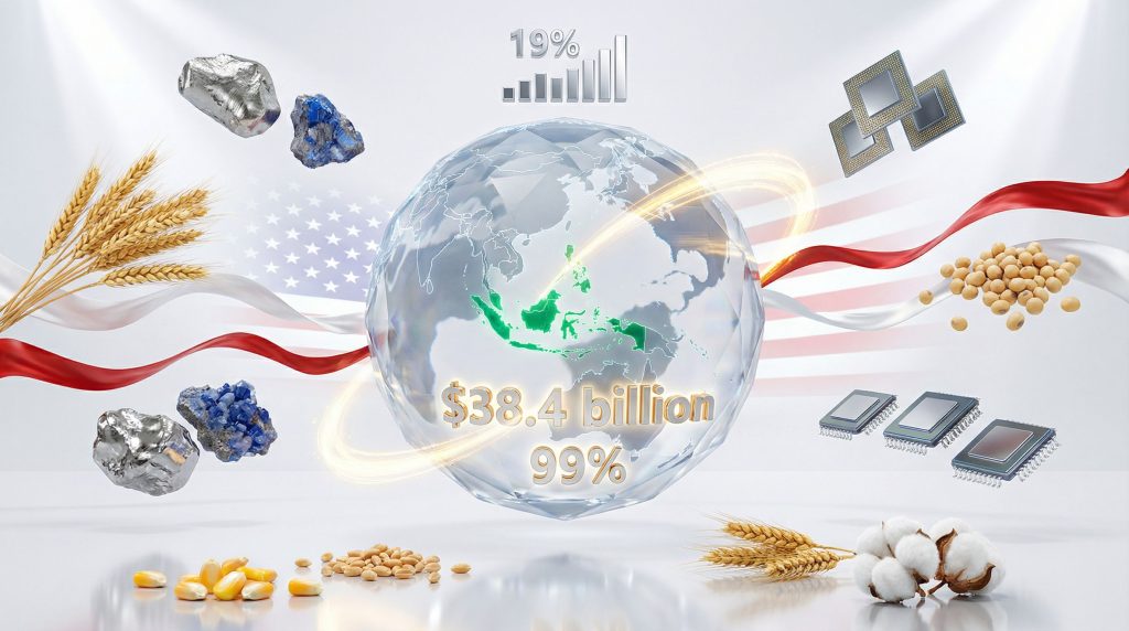 Indonesia trade deal with US visualized.