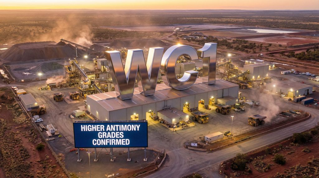 West Cobar Metals Ltd-WC1-WC1 mining facility with antimony confirmation.