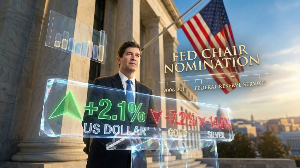 Kevin Warsh nominated for Fed chair.