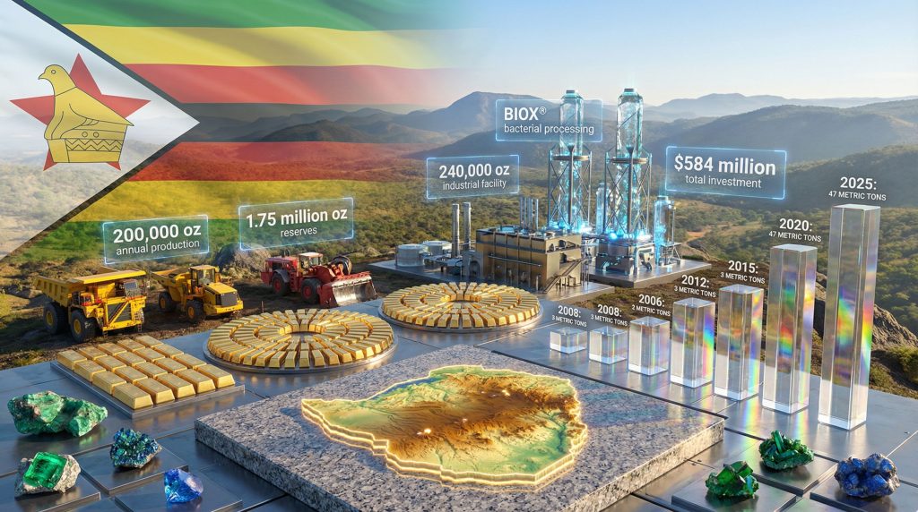 Caledonia Bilboes Gold Mine production and investment overview.