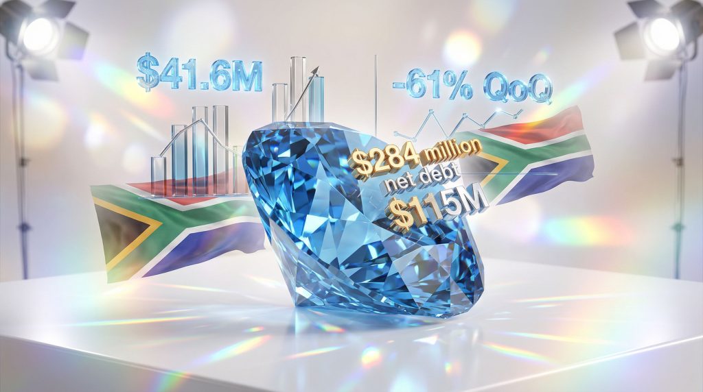 Petra Diamonds revenue decline; financial challenges.