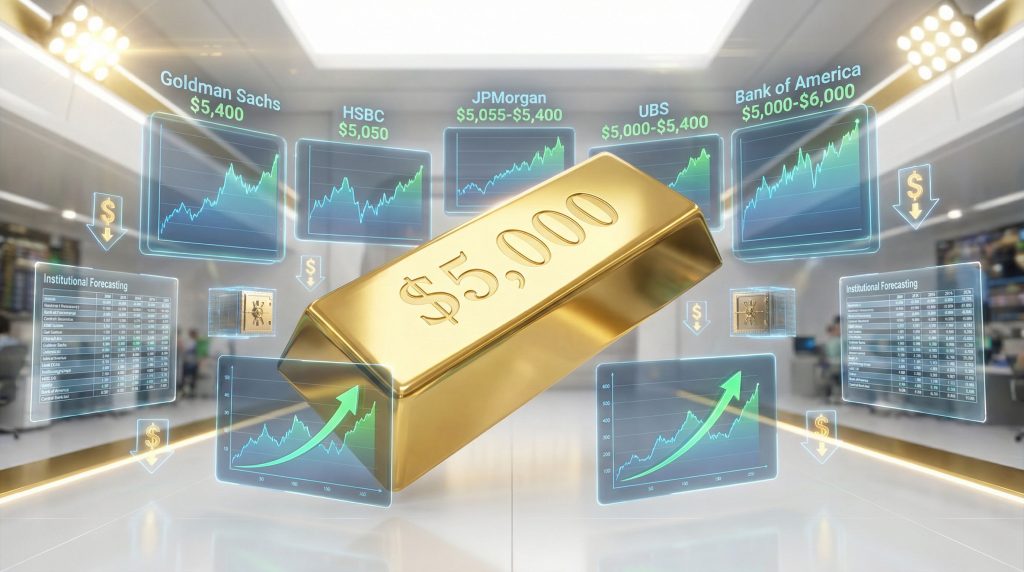 Gold price projected to reach $5000.
