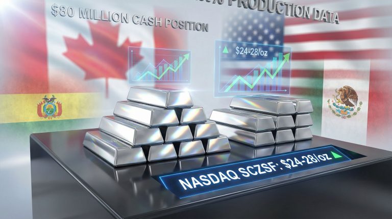 Santacruz Silver Nasdaq listing with flags.