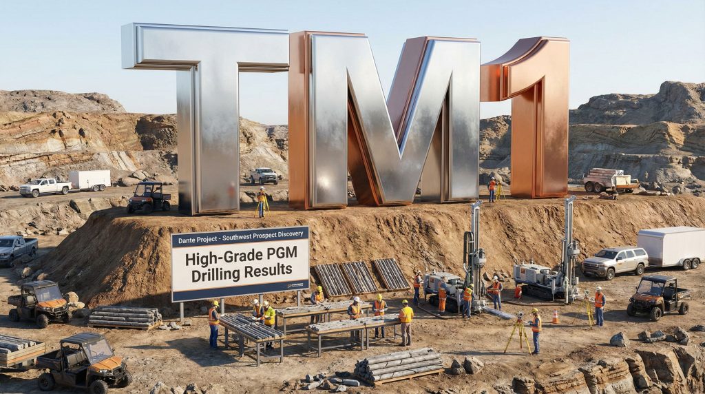 Terra Metals Ltd-TM1-TM1 mining site with workers and equipment.