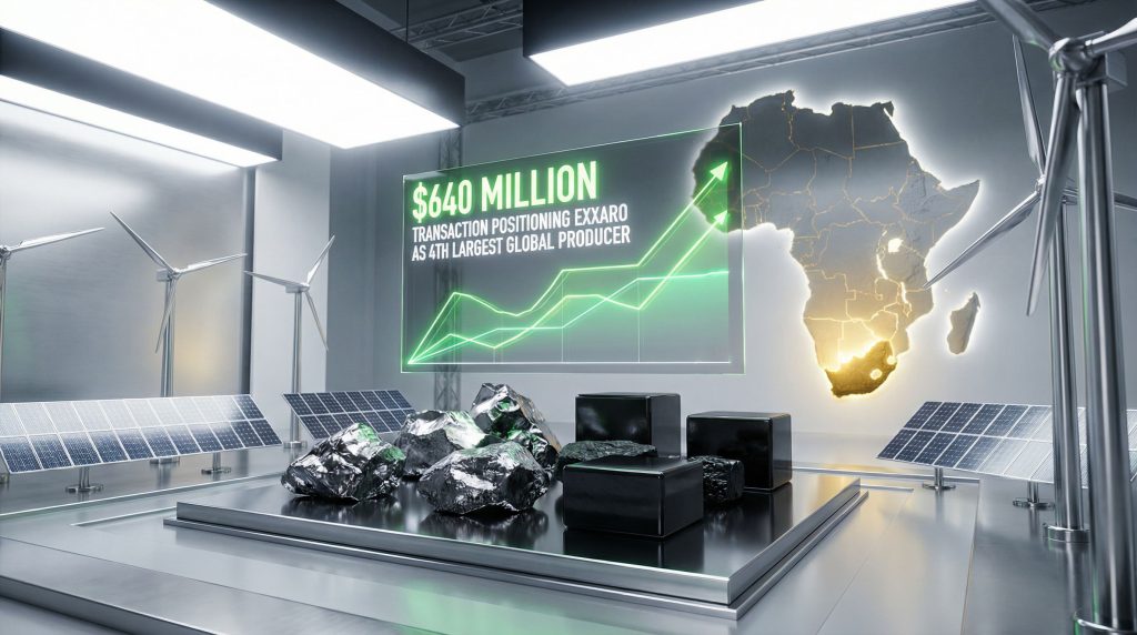 Exxaro diversifies from coal to renewables.