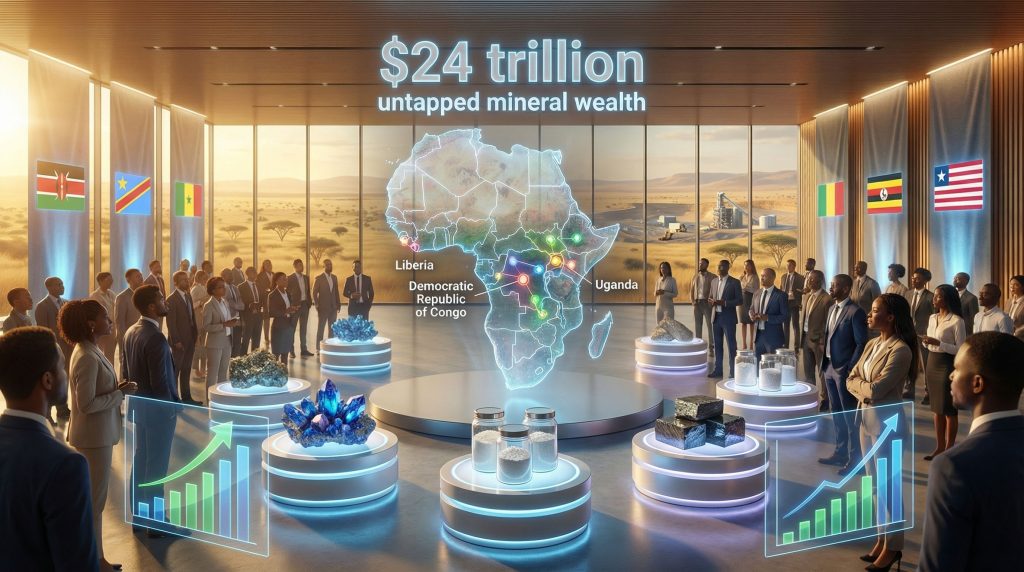 African mining week highlights untapped mineral wealth.