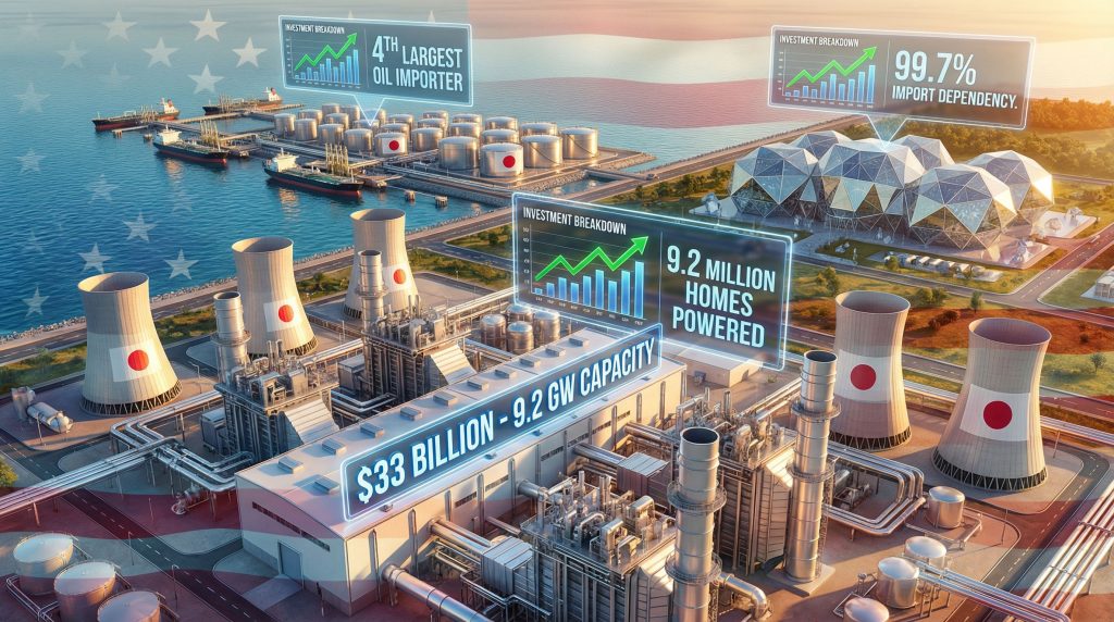 Japan invests in US energy infrastructure projects.