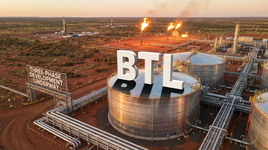 Beetaloo Energy Australia Ltd-BTL-BTL facility with three-phase development underway.