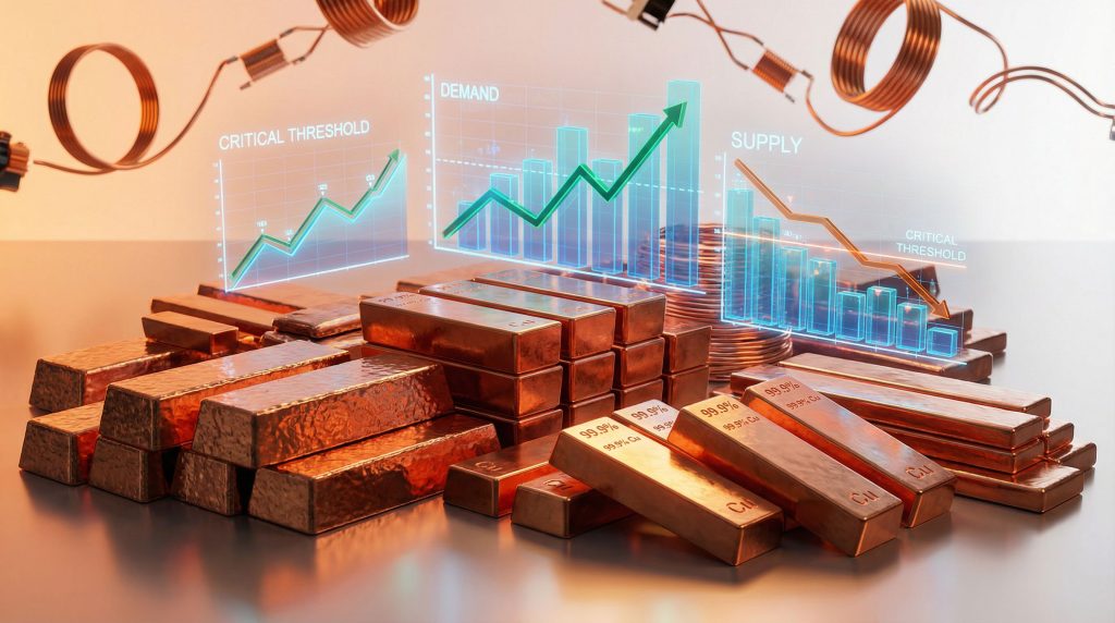 Copper supply constraints visualized with graphs.
