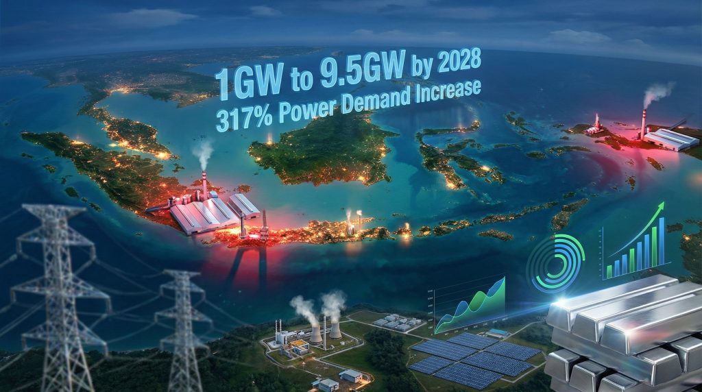 Indonesia aluminium power demand 2028 increases significantly.