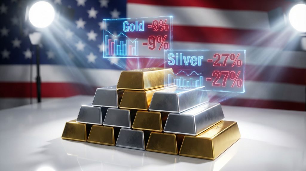 Gold and silver volatility amid Trump policies.