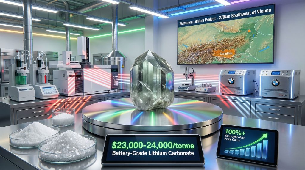 Wolfsberg lithium mining licence renewal lab.