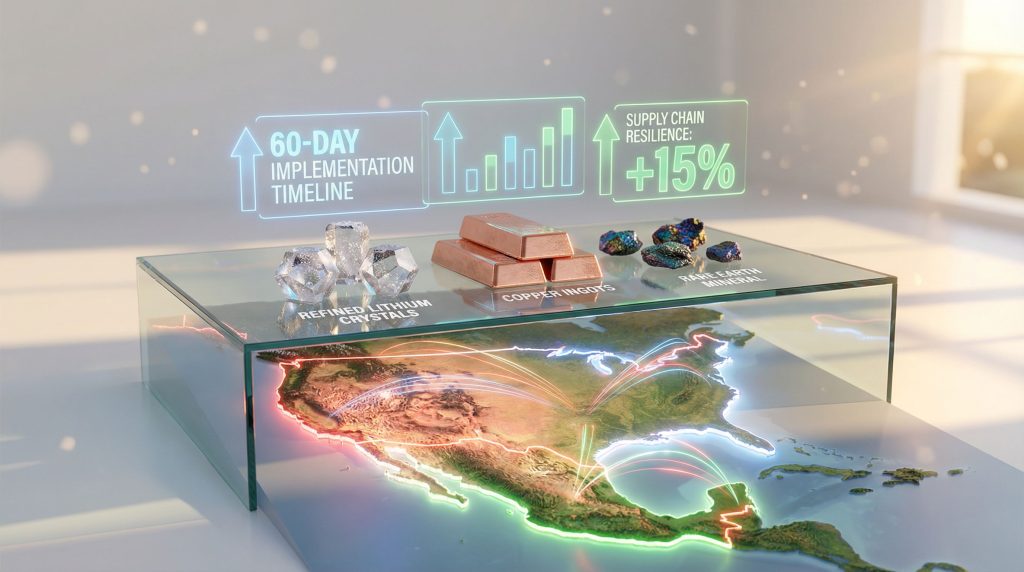 US-Mexico pact boosts critical minerals trade.
