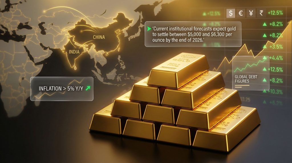 Gold price poised for new records graph.