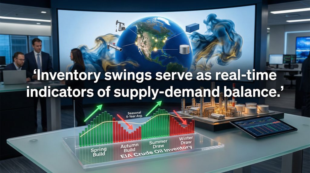 "Visualizing EIA crude oil inventory swing."