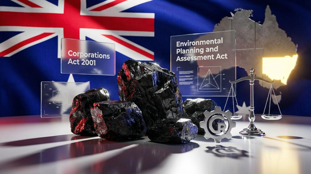 Tahmoor coal mine administration with legal elements.