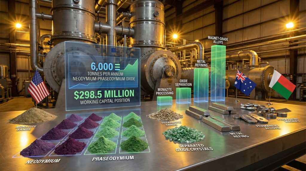 Energy Fuels rare earth supply chain process.