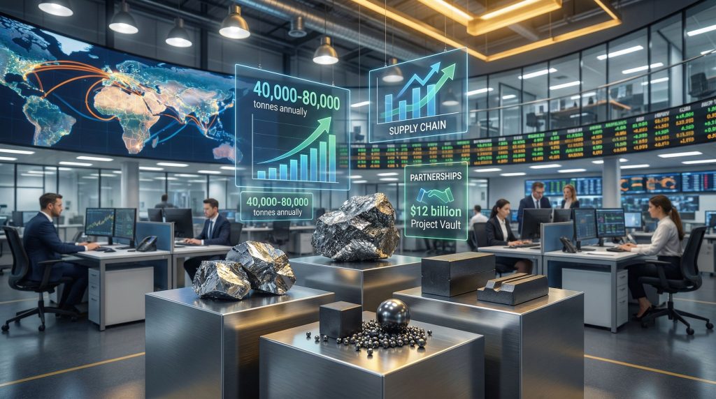 Graphite trading partnership visual in office.