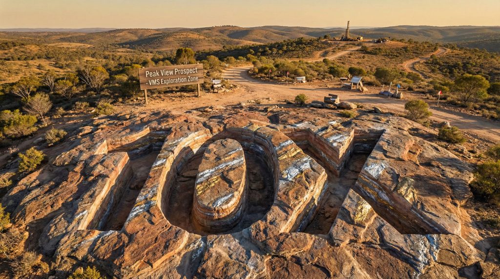 Exultant Mining Ltd-10X-Exploration site with JOY rock engraving.