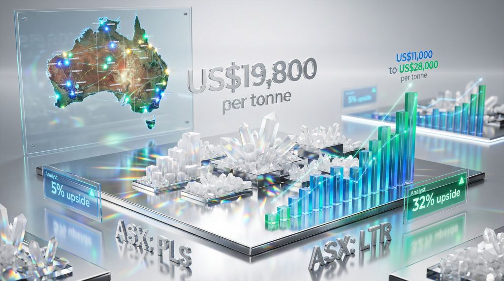ASX lithium shares comparison and value analysis.