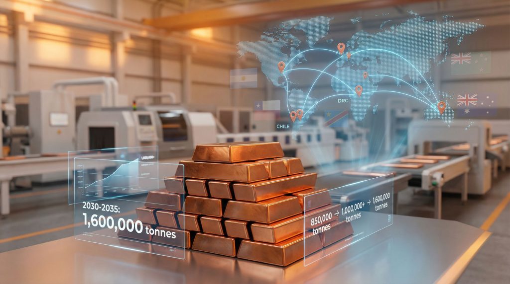 Glencore copper pipeline: global supply chain visualization.