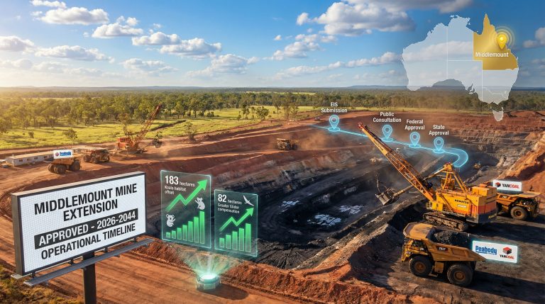 Middlemount Mine extension receives seven-year approval.