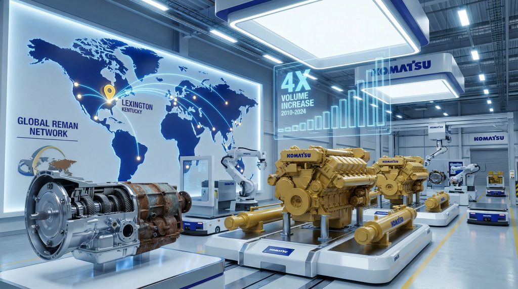Komatsu acquires SRC of Lexington expansion.