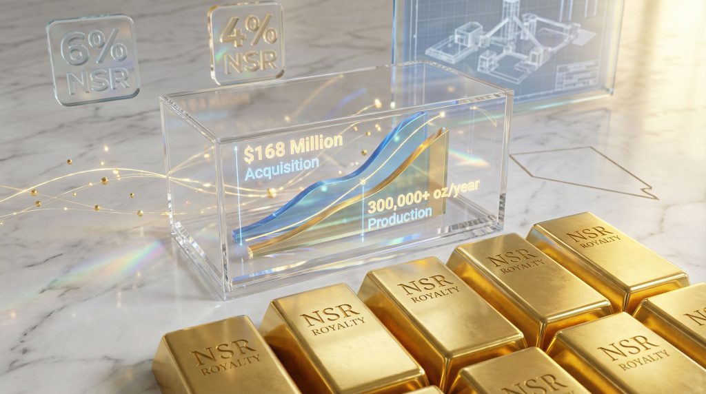 Spring Valley gold project NSR royalties visualization.