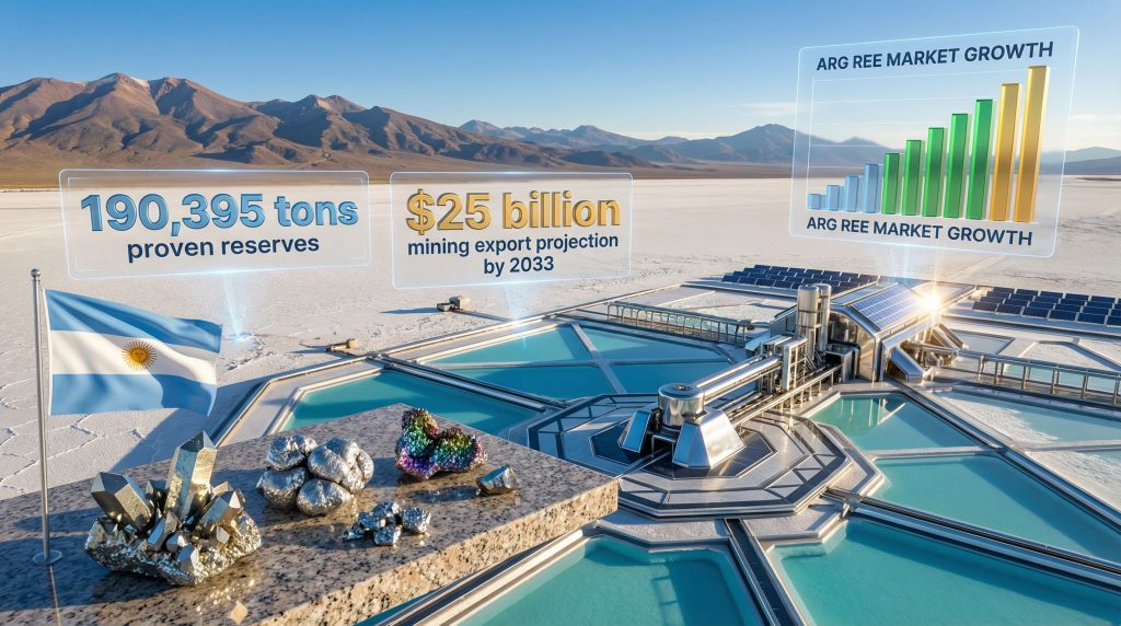 Argentinian rare earth mining potential highlighted.