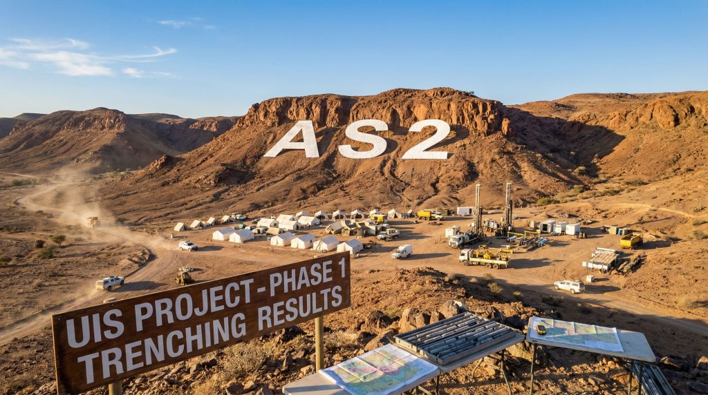 Askari Metals Ltd-AS2-UIS Project trenching at AS2 site.