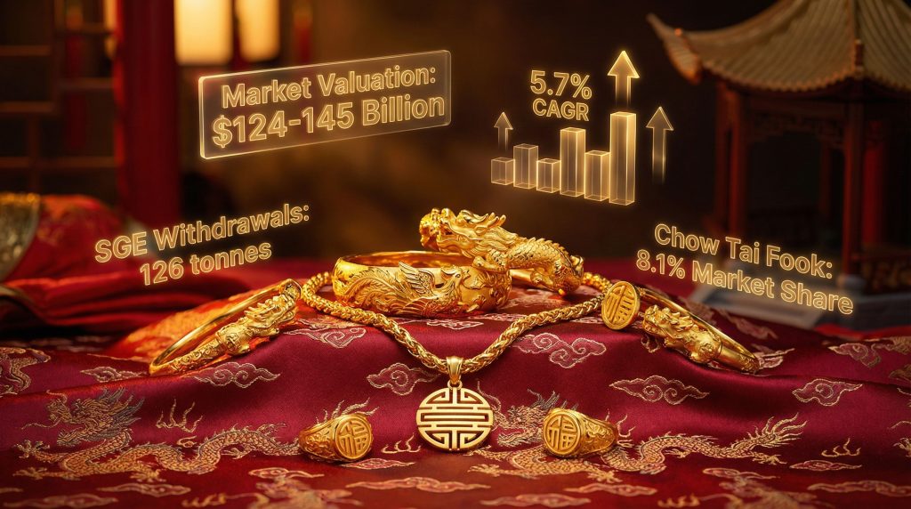 Gold jewellery market in China insights.