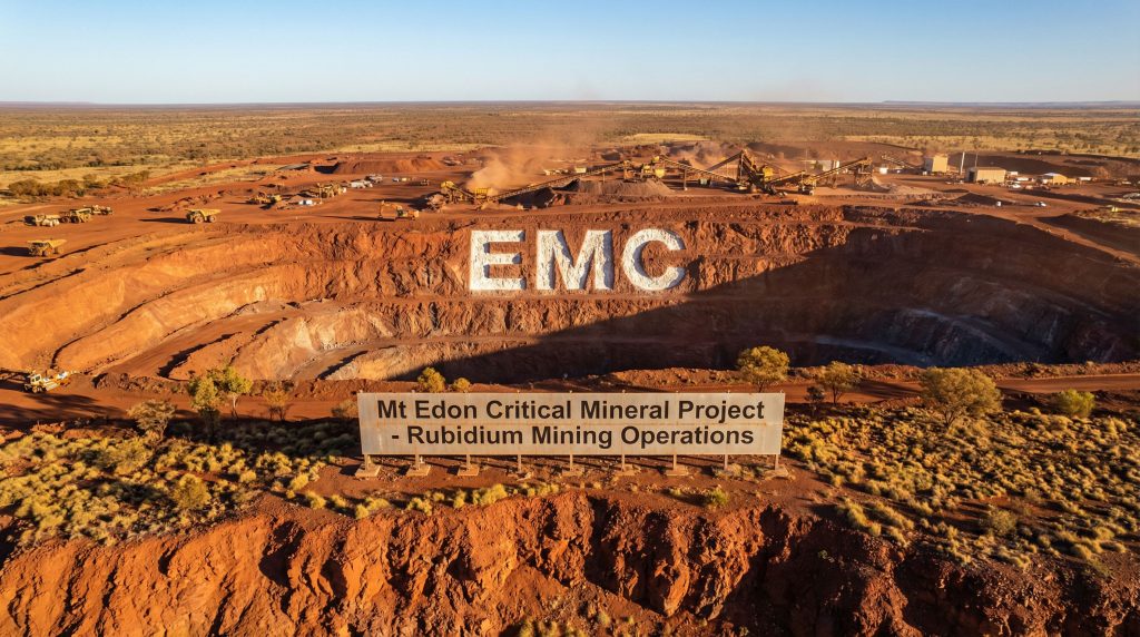 Everest Metals Corporation Ltd-EMC-Rubidium mining at Mt Edon site.