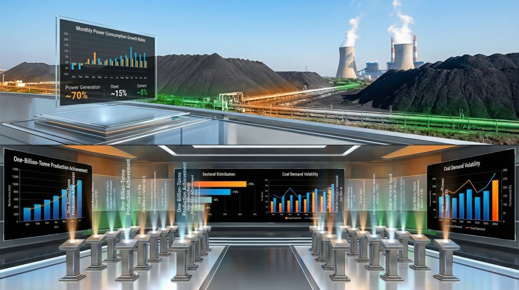 Graphs and coal plant in Coalosseum.