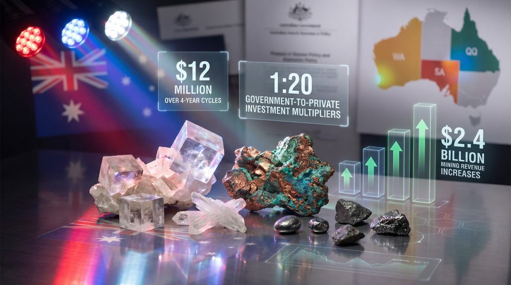 Plan for Accelerating Exploration PACE South Australia: minerals and investment data visualization.