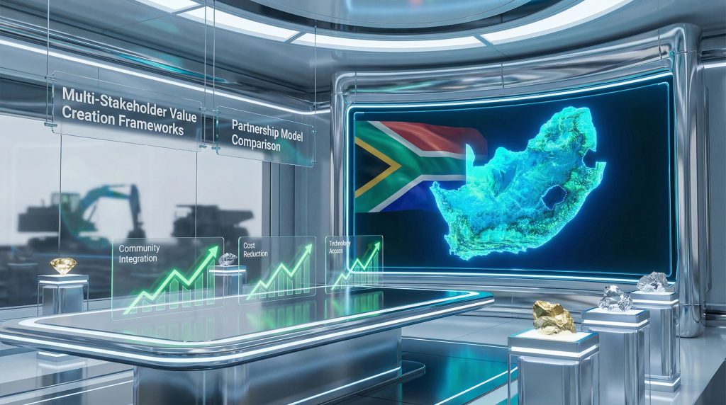 South African partnership-led mining model analysis.