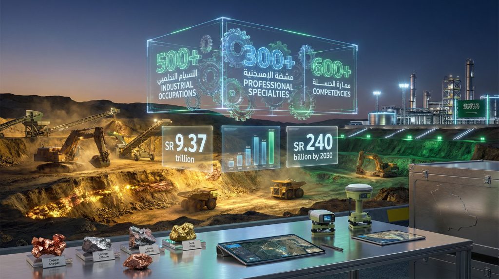 Saudi Arabia mining sector projected growth.